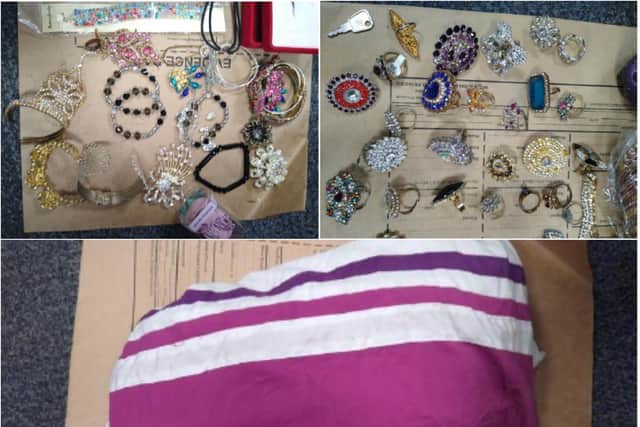 Police have released these images of jewellery believed to have been stolen in burglaries across Northamptonshire.
