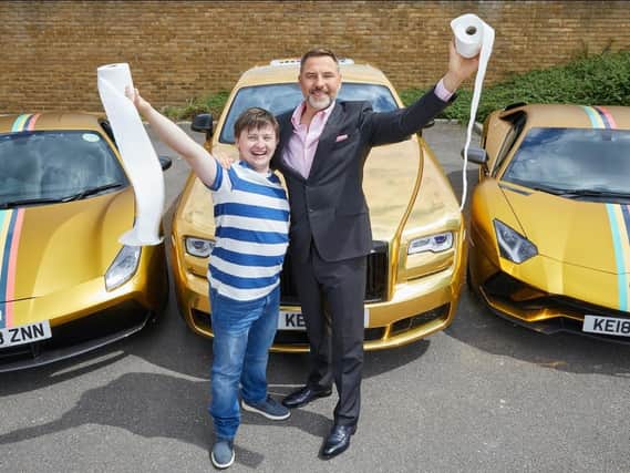 The Car Park Party drive-in show of David Walliams' 'Billionaire Boy' is coming to Northampton for Easter.
