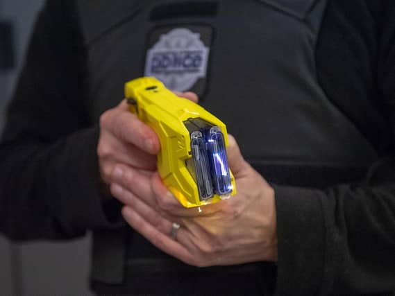Police used a Taser after being attacked during a chase through Wellingborough