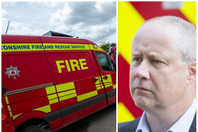 Fire commissioner Stephen Mold lobbied for the the £2m Government grant to Northants Fire Service