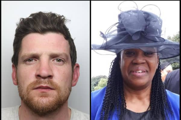 Warren Michael McBride has been jailed over the crash which in which Winsome Bedward died on the M1 in Northamptonshire. Photos: Northants Police