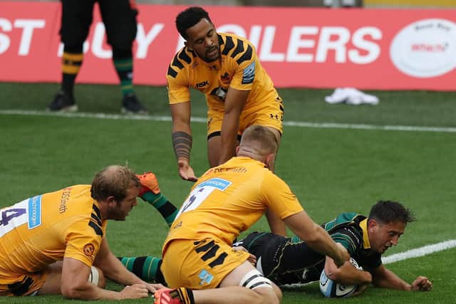 Alex Mitchell scored for Saints against Wasps back in August but it would be the Coventry-based outfit who went on to reach the Premiership final last season
