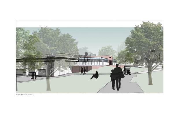 How the area will look
