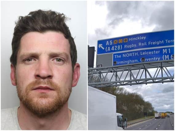 Warren McBride was at least twice over the legal limit for alcohol when he caused an eight-vehicle crash on the M1.