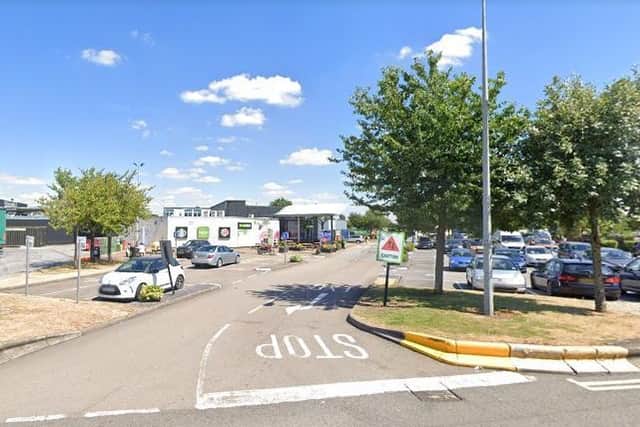 The offender allegedly drove away with the victim from Newport Pagnell Services before raping her in a residential parking area not far away.