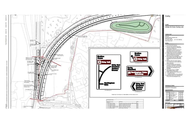 The road wil be built in three phases