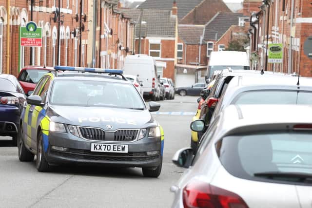 Police on the scene this morning