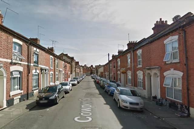 The victim was chased by two men from Cowper Street in Northampton.
