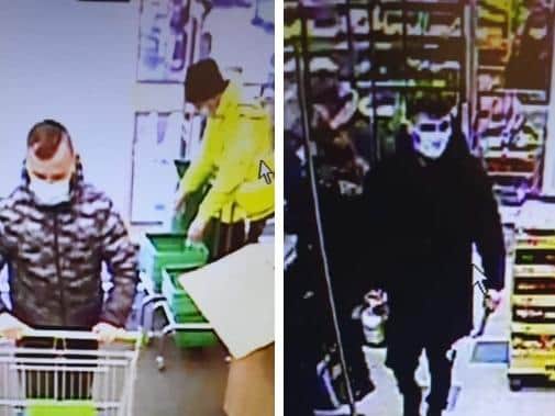 Police are looking to trace and speak to the people in the CCTV images in connection with the incident.