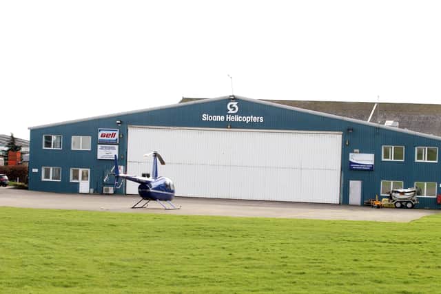 Sywell: Sywell Aerodrome,  Sloane Helicopters. ENGNNL00120130102170153