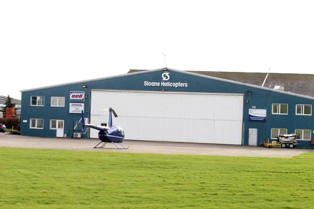 Sywell: Sywell Aerodrome,  
Sloane Helicopters. ENGNNL00120130102170153