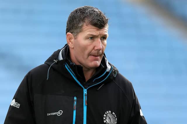 Exeter boss Rob Baxter