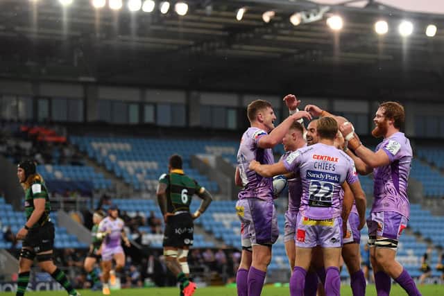 Saints were beaten by Exeter in the Champions Cup quarter-final at Sandy Park in September
