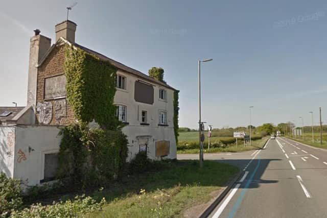 Old Red House in Hannington and next to the A43