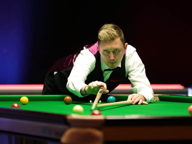 Kyren Wilson in action during his win over Ryan Day. Picture courtesy of World Snooker Tour