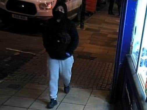 Officers want to speak to this man in connection with a Northampton robbery in December.
