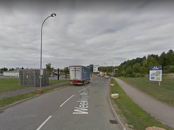 Two men were arrested after officers stopped a car in Weekley Wood Avenue, Kettering.