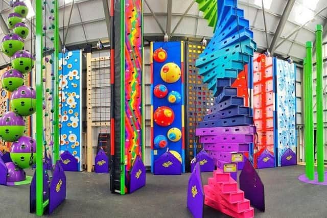 Clip 'n' Climb at Wicksteed Park.