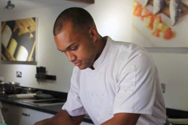 Kenny Markham gets to grips with his cook-off ingredients.