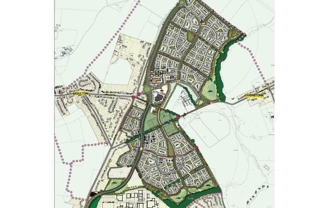 Plans are in place for a huge development in Overstone.