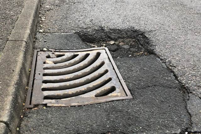 Many road drains on Occupation Road look like this. Picture: JPI Media.