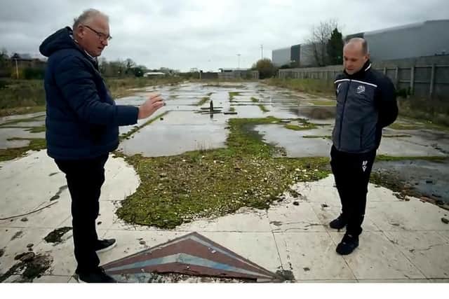 AFC Rushden & Diamonds boss Andy Peaks was interviewed by Michael Calvin for the BT Sport film 'Ours'