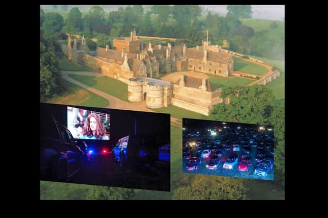 Rockingham Castle will host a bank holiday weekend of drive-in movies