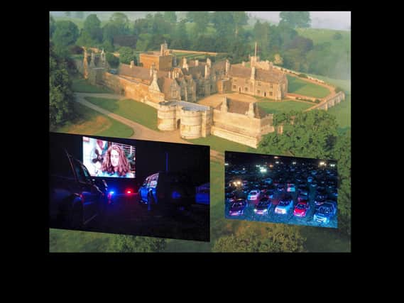 Rockingham Castle will host a bank holiday weekend of drive-in movies
