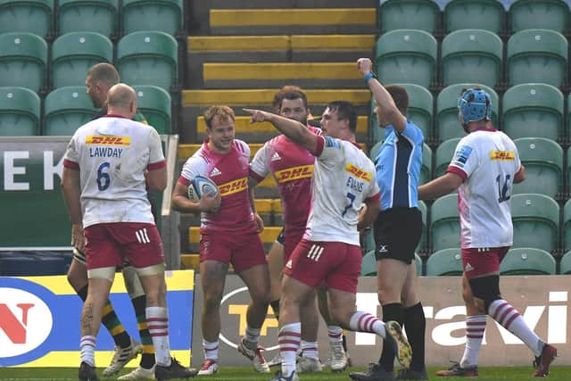 Harlequins were comfortable winners at the Gardens back in November