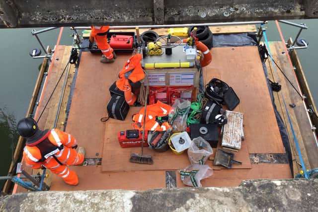 Contractors on the River Nene