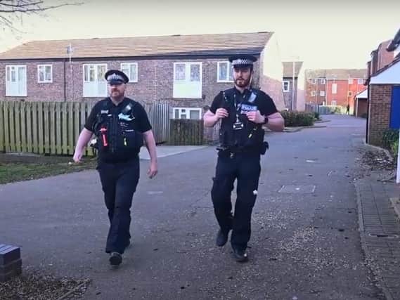 Oficers on the beat in Wellingborough for Operation Revive