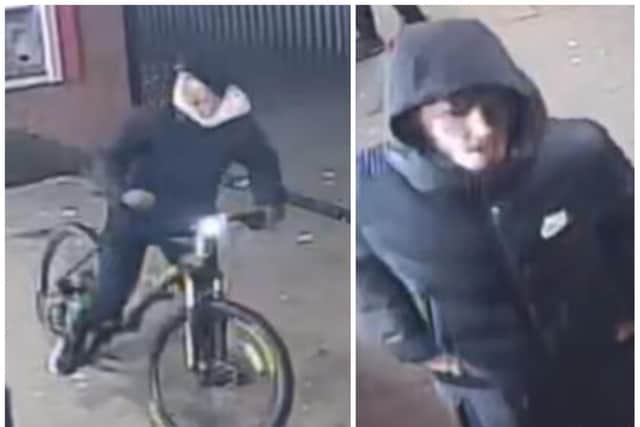 Officers want to speak to four males seen in the area at the time of the incident on February 7