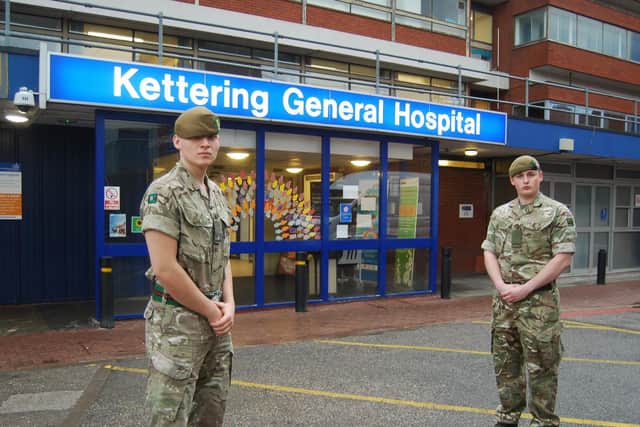 503 Army 2nd Lieut Ryan Francis and Pvte George Balkartat 1st Battalion Yorkshire Regiment.