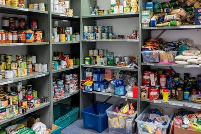 Barratt Homes donated £5,000 to the Weston Favell food bank.