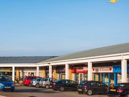 He struck at the Oakley Vale shops in Butland Road.
