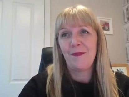 Deborah Needham, CEO of Kettering General Hospital, spoke on behalf of both the hospitals at the weekly press briefing on March 19.