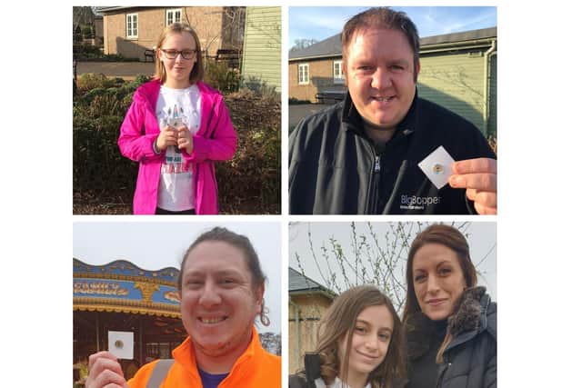 The first winners of the new badge from Wicky Bear