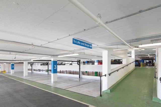 Inside the revamped car park