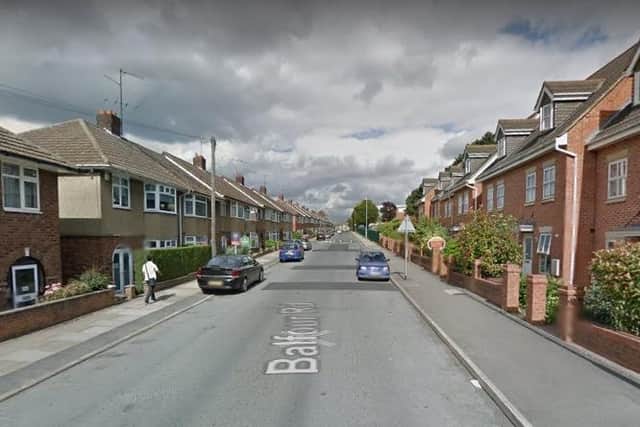 The attempted robbery took place on Balfour Road in Northampton.