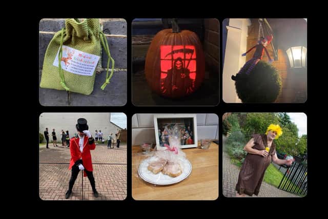 Snapshots from the year: Reindeer food; Pumpkin carving; Naughty Elf, fancy dress, Valentine's Day gifts, 'Hugh Jackman'