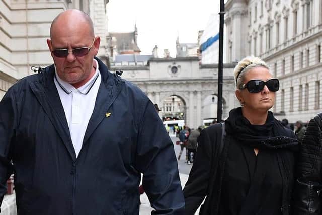 Harry's parents Tim Dunn and Charlotte Charles