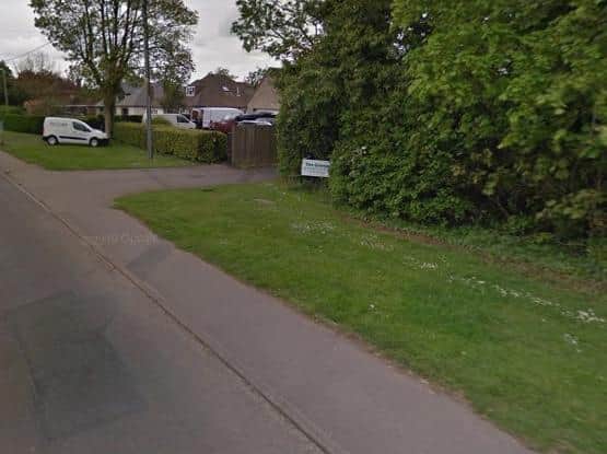 The Grange sports field in Earls Barton