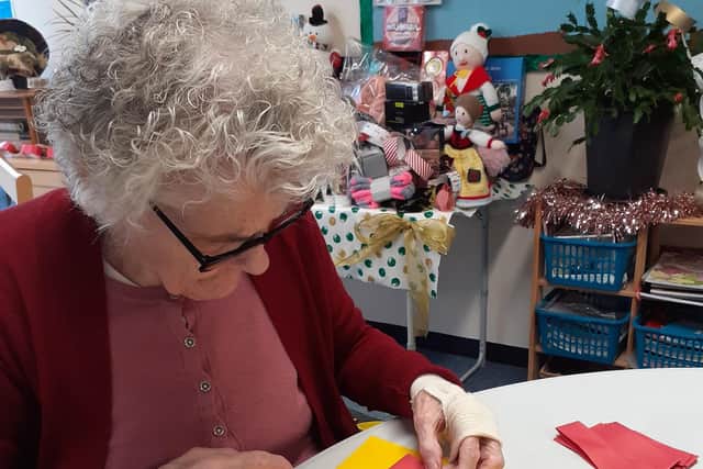 Irthlingborough's day centre has benefited from the scheme with craft materials