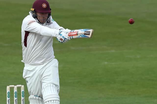 Adam Rossington in action for Northants