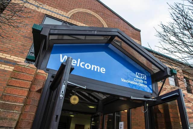 Northamptonshire's vaccination centre at Moulton Park