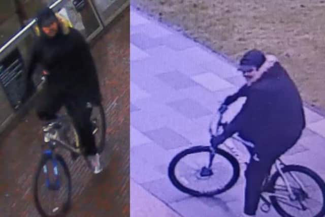 Police want to speak with this man in connection with the incident of sexual harassment.