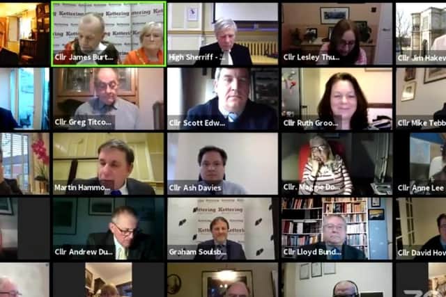 The meeting was held online.