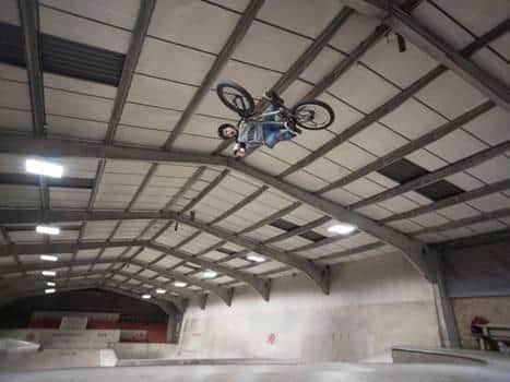 Sam Harvey flying high at Adrenaline Alley before lockdown. 
Photographer: Erik Ulankin