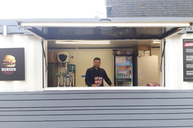 Roman Harlamov of Burger Mania.
