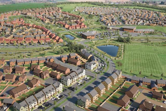 A CGI of how Wellingborough's Glenvale Park will look